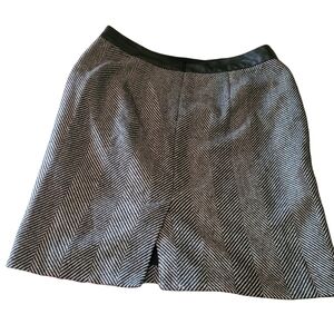 Banana Republic Wool Blend Herringbone Skirt 6